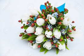 As always at team wedding, we are inspired so often by the amazing photos on pinterest, see our favorite wedding tulips. Beautiful Bridal Wedding Bouquet Of Gentle Flowers Laying On Stock Photo Picture And Royalty Free Image Image 116599142