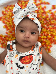 2 Month Old Fall Photoshoot Candy Corn