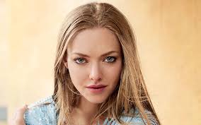 Amanda Seyfried, portrait, american actress, blue dress, beautiful woman,  HD wallpaper