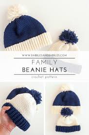 Maybe you would like to learn more about one of these? Family Beanie Hats Crochet Pattern Dabbles Babbles Crochet Hats Crochet Hat Pattern Beanie Hat Crochet Pattern