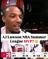 Big DAWWWG Workin' 🐶 @ajlawson Last two games, AJ Leads Raptors to Wins:  🇨🇦 21pts,5rbs,3asts, 2stls, 2blks. 5/5 FG 🇨🇦 22pts, 6rbs