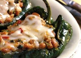 Grilled Stuffed Chili Rellenos Or Green Bell Peppers Recipe Vegetarian Grilling Recipes Chili Relleno Vegetarian Grilling