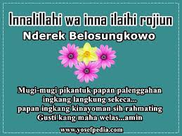 We did not find results for: Kata Ucapan Belasungkawa Bahasa Jawa Krama Alus Dan Sopan Yosefpedia Com