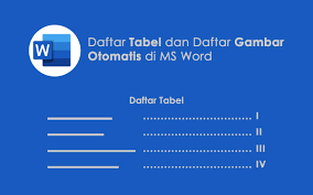Tapi tenang aja, pada tulisan saya sekarang ini, saya mau berbagi cara membuat daftar pustaka otomatis, cukup dengan menggunakan fitur bibliography yang ada di microsoft word. Cara Membuat Daftar Tabel Dan Daftar Gambar Otomatis Di Microsoft Word Trik Tips Komputer Laptop 2021