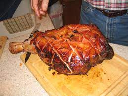 This should help keep your ham moist and tender. Baked Country Ham Recipe American Southern Roasted Ham Whats4eats