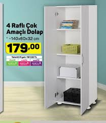 8 raflı çok amaçlı dolap 181x50x37 cm. A101 4 Sepetli Cok Amacli Dolap A101 Bim Sok Migros Fiyati Nedir