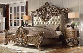 Maybe you would like to learn more about one of these? Buy Homey Design Hd 8018 California King Panel Bedroom Set 2 Pcs In Beige Gold Finish Wood Online