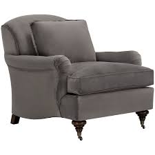 Churchill Dark Gray Microfiber Chair Living Room Chairs City Furniture Deep Seating