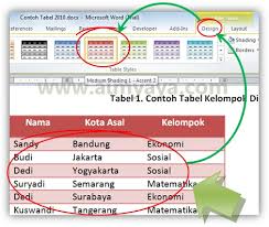 Default semua baris dan kolom buku kerja baru memiliki ketinggian dan lebar yang sama. Cara Cepat Memberi Warna Sel Di Tabel Ms Word Cara Aimyaya Cara Semua Cara