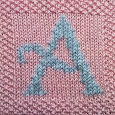 Now work straight as foils: How To Knit Letters Into A Pattern
