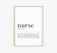 Nurse Definition Art Printable Nurse Definition Poster Etsy In 2020 Definition Art Printable Art Printing Websites