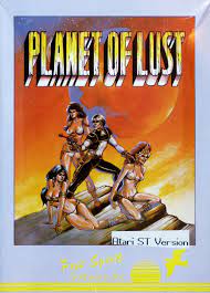 Computer Game Museum Display Case - Planet of Lust