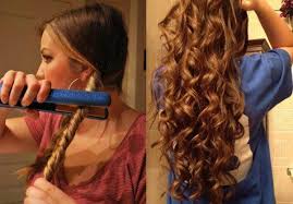 How To Crimp Hair At Home Curls For Long Hair Long Hair Styles Hair Styles