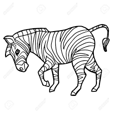 Dibujo Cebra Para Colorear
