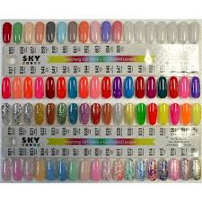 1 Sky Gel Duo Whole Set 65 Colors Solar Nails Warehouse