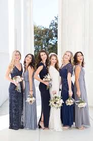 The Celestial Wedding Trend Is Taking Over Here S Why Bridesmaid Dresses Long Blue Mismatched Bridesmaid Dresses Blue Blue Bridesmaid Dresses