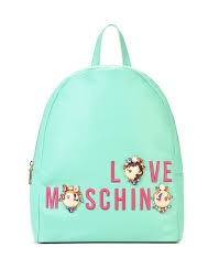 Moschino Love Backpack In Light Green Modesens Moschino Backpack Backpacks Moschino