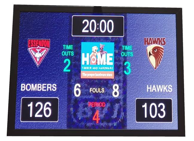 Basketball Scoreboards Australia | Blue Vane Scoreboards