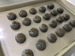 Black Sesame Cookies Olady Bakes Black Sesame Dessert Sesame Cookies Recipe For Sesame Cookies