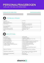 Check spelling or type a new query. Eine Kostenlose Personalfragebogen Vorlage Fur Dein Unternehmen
