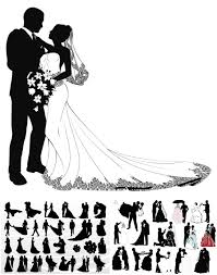 Select a template and edit freely to design a custom invitation. Wedding Couple Silhouettes Vector Free Download Wedding Silhouette Bride Silhouette Couple Silhouette