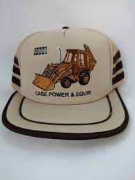 Trucker Hat Case Power And Equipment Mesh Snapback Cap Backhoe Etsy Trucker Hat Mesh Trucker Hat Vintage Trucker Hats