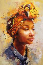 Artwork African Woman Art Black And White Questions With Contemporary Artist Nina Fabunmi Akatasia African Style And Inspiration Visual Artist Artist Portrait Art