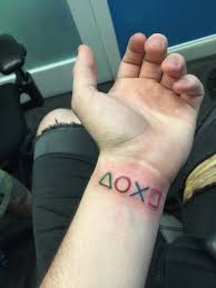 See more ideas about playstation, playstation tattoo, ps4 controller. First Tattoo Playstation Icons By Dan Chase Famous Tattoo Ft Myers Fl Imgur