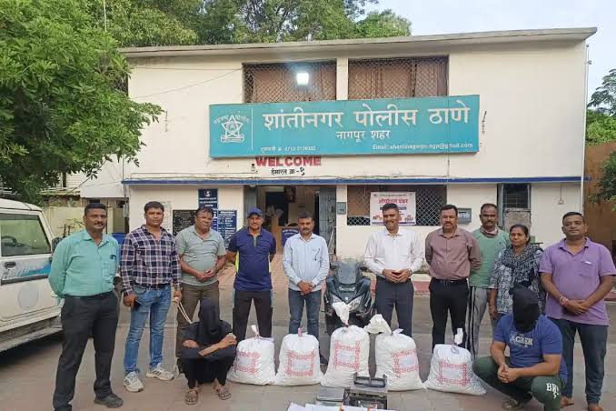 नागपुरातून 55 किलो गांजा जप्त