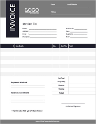 29+ Invoice Template Free Word 2003 Background