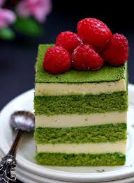 Matcha Green Tea Tiramisu With Fresh Raspberries Matcha Cake Matcha Dessert Matcha Tiramisu
