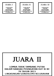 Memberikan piagam kepada pemenang peserta lomba atau juara kelas merupakan salah satu bentuk ucapan selamat secara simbolik. Doc Stiker Piala Mar Kuat Academia Edu
