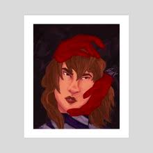 the hanged man and justice , an art canvas by ren ramsey