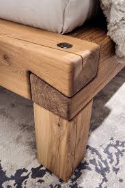 Kollektion Letz Balkenbett Iv Wildeiche Mobel Letz Ihr Online Shop Rustikale Holzarbeiten Selbstgemachte Bettrahmen Diy Holz