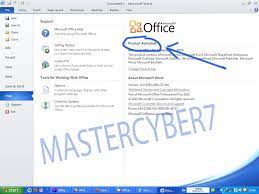 Klik file > bantuan > aktifkan kunci produk. Cara Aktivasi Office 2010 Mastercyber7