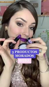Maquillaje Morado con Productos Bissú