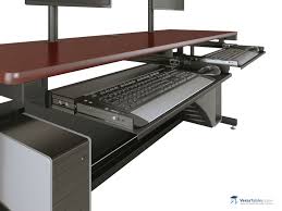 Deluxe Height Adjustable Computer Table Ctl Series By Versa Tables Ergonomic Office Furniture Height Adjustable Computer Table Office Furniture Standing Desk