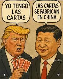 Estás en desventaja. Tú tienes las cartas, pero fueron hechas en China,  igual que muchos de esos bolsos y prendas de ropa de lujo por los que aquí  se pagan miles de