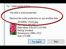 How To Fix The Disk Is Write Protected Remove The Write Protection Or Use Another Disk Windows 10 Youtube