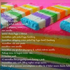 Divide the batter into 2 parts, one part mix with horlicks, the other part mix with. Pelangi Cheese Lapis Cake Recipes Layer Cake Recipes Cake Recepies