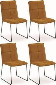 Did you scroll all this way to get facts about mustard velvet chair? Vida Living Soren Mustard Velvet Dining Chair Set Of 4 Cfs Furniture Uk