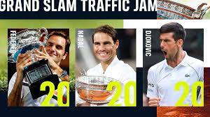 # djokovic is the third man in history to win all four grand slams twice. Novak Djokovic Rafael Nadal Roger Federer 20 Grand Slams Stats Atp Tour Tennis