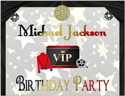 Michael Jackson Party Supply Printables That Are Unique Creative This Michael Jackson Pa Michael Jackson Party Michael Jackson Party Supplies Pop Star Party