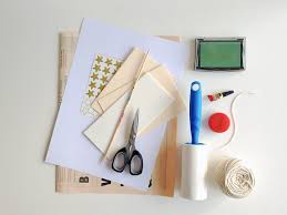 Draw a line down the center of the back. Make Holiday Cards And Gift Wrap Using Diy Stamps Handmade Charlotte