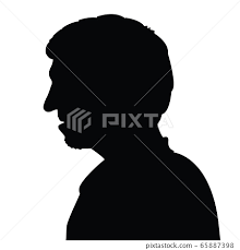 A Man Head Silhouette Vector Stock Illustration 65887398 Pixta Ai (adobe illustrator) eps (encapsulated postscript). pixta