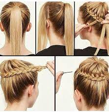 Dress Hair Makeup Hairstyle Girl Hairstylist Girls Haircolor Haircut مكياج بنات عروس تسريحة ت Hair Styles Thick Hair Styles Braided Bun Hairstyles