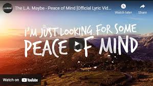 The song peace of mind played by boston from their debut album boston check my channel for more great music copyright. The La Maybe Release Official Lyric Video For Peace Of Mind Unsung Melody