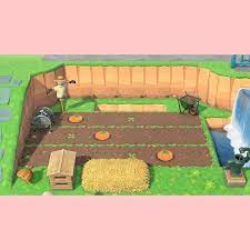 Momo Acnh Planet Zoo On Instagram I Ve Added A Pumpkin Design To My Vegetable Garden Design Scroll Pumpkin Design Animal Crossing Animal Crossing Game