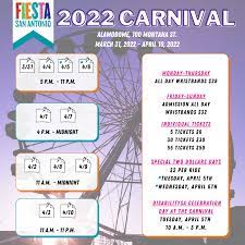 Fiesta San Antonio Calendar