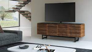 The cabinet also features a removable back panel to facilitate wire access and optimize. Modern Tv Stands Entertainment Centers And Media Consoles Bdi Furniture
